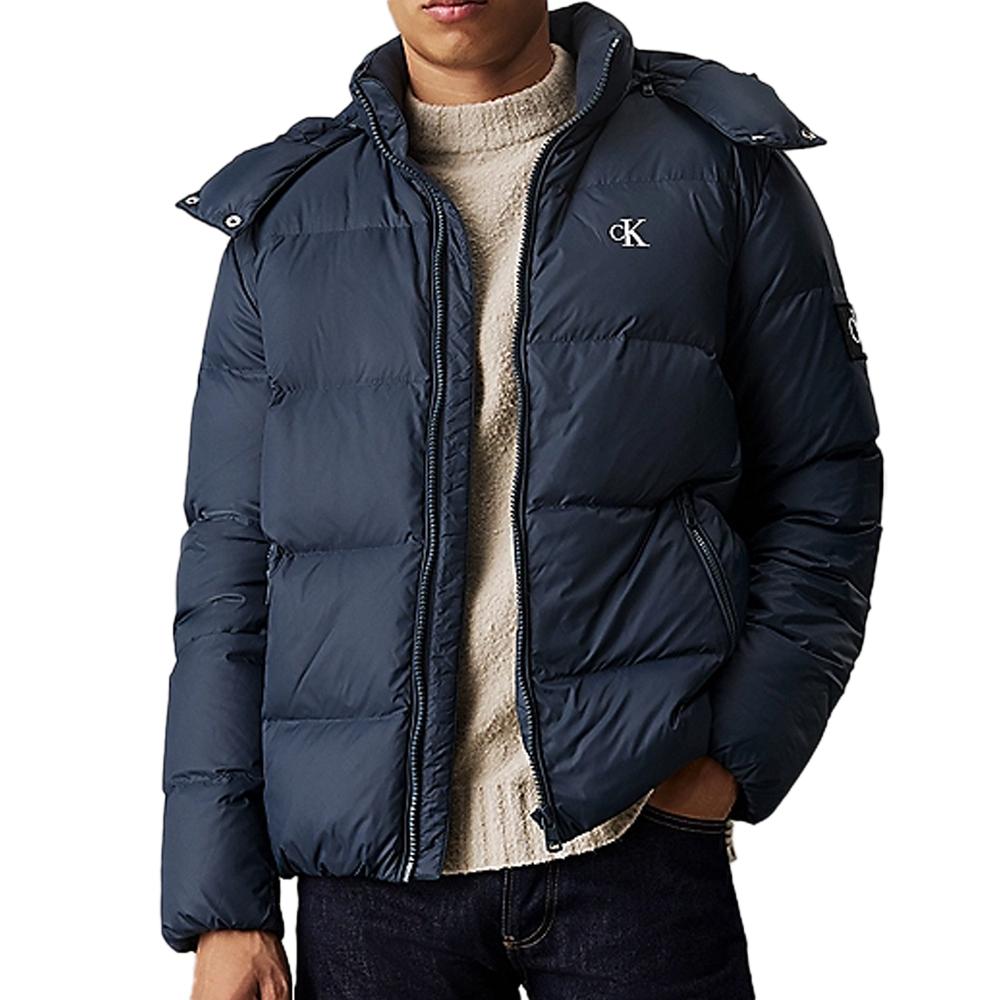 Doudoune Marine Homme Calvin Klein Jeans Essentials Down pas cher