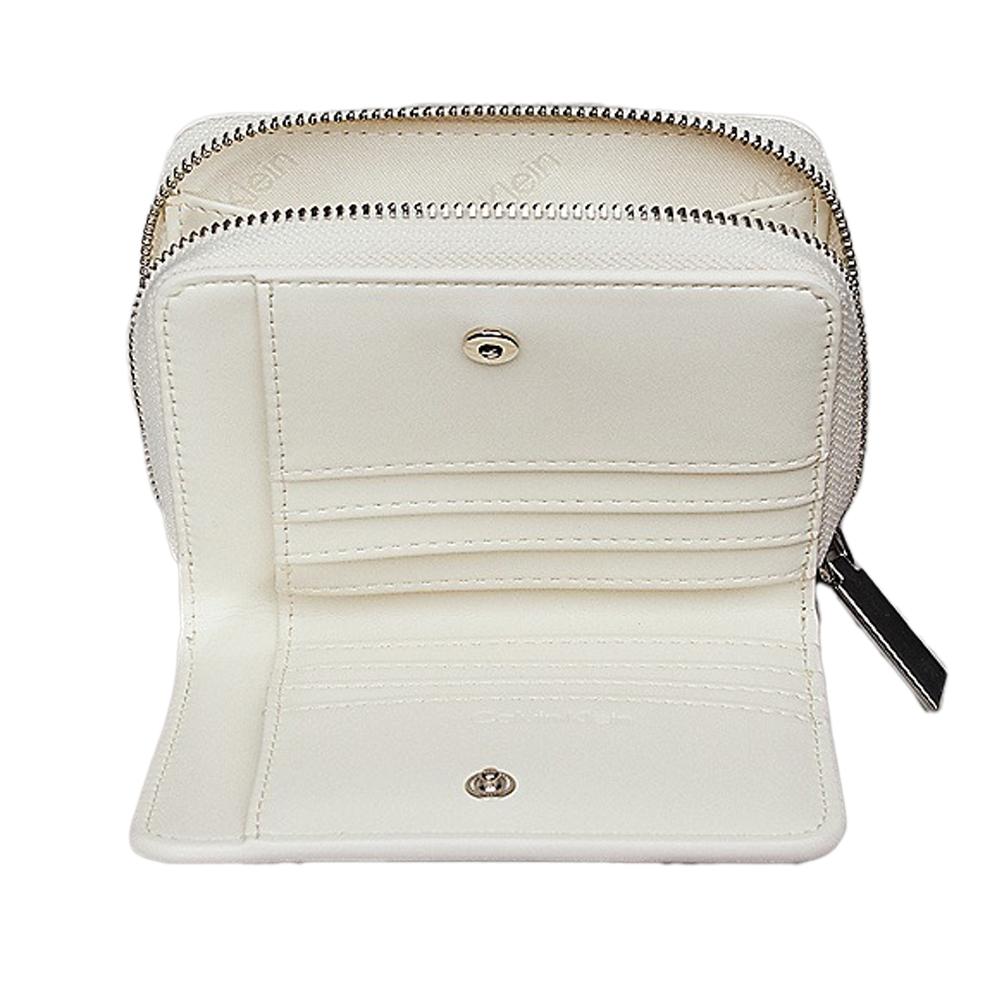 Portefeuille Ecru Femme Calvin Klein Jeans Ck vue 2