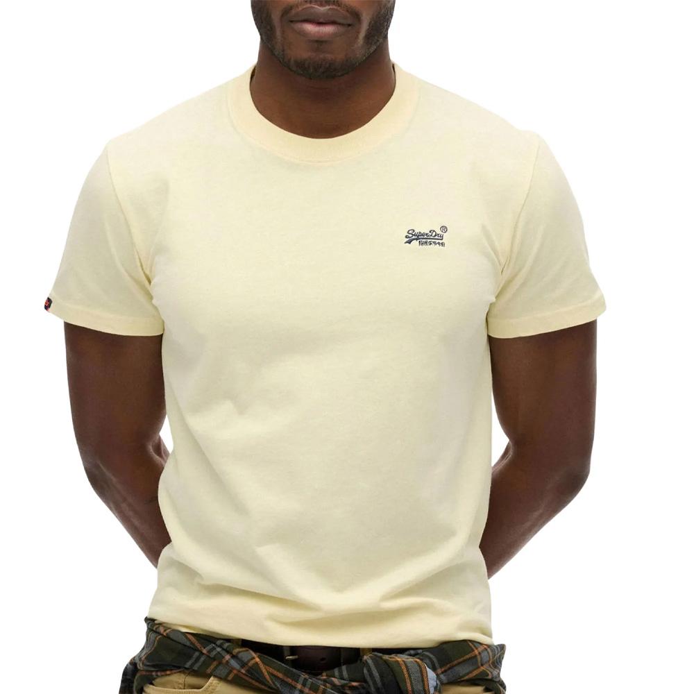 Superdry Men’s Yellow T-shirt with Vintage Logo R6Ts affordable