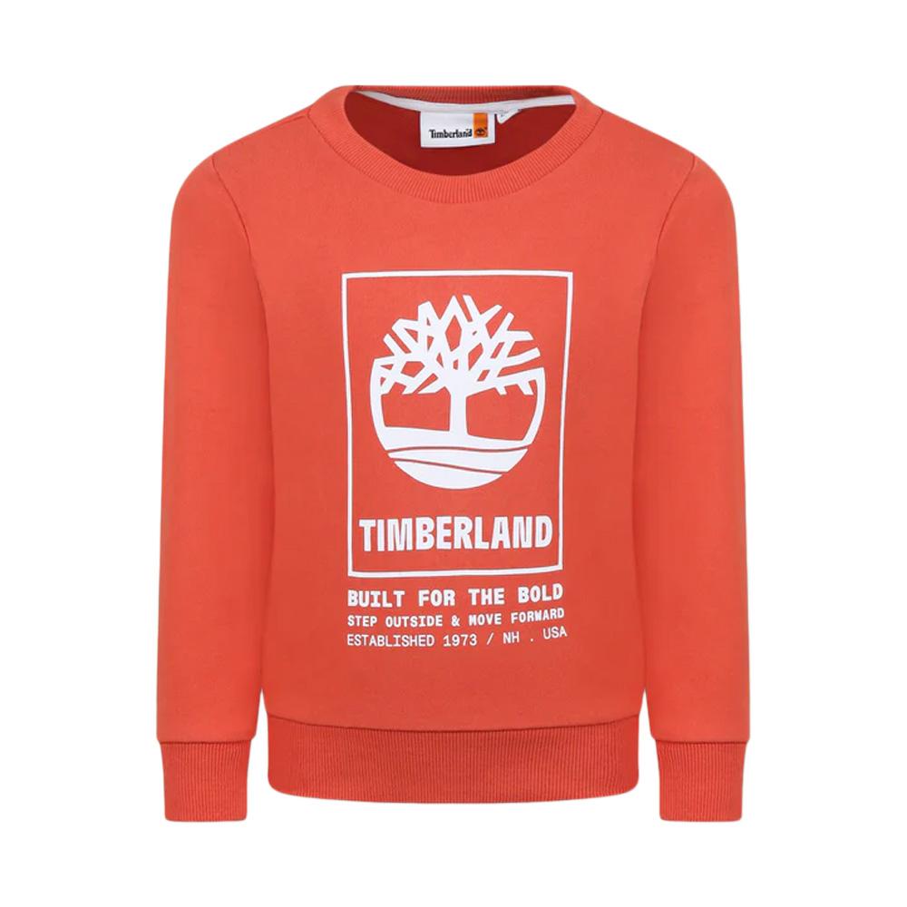 Sweat Terracotta Garçon Enfant Timberland T60075 pas cher