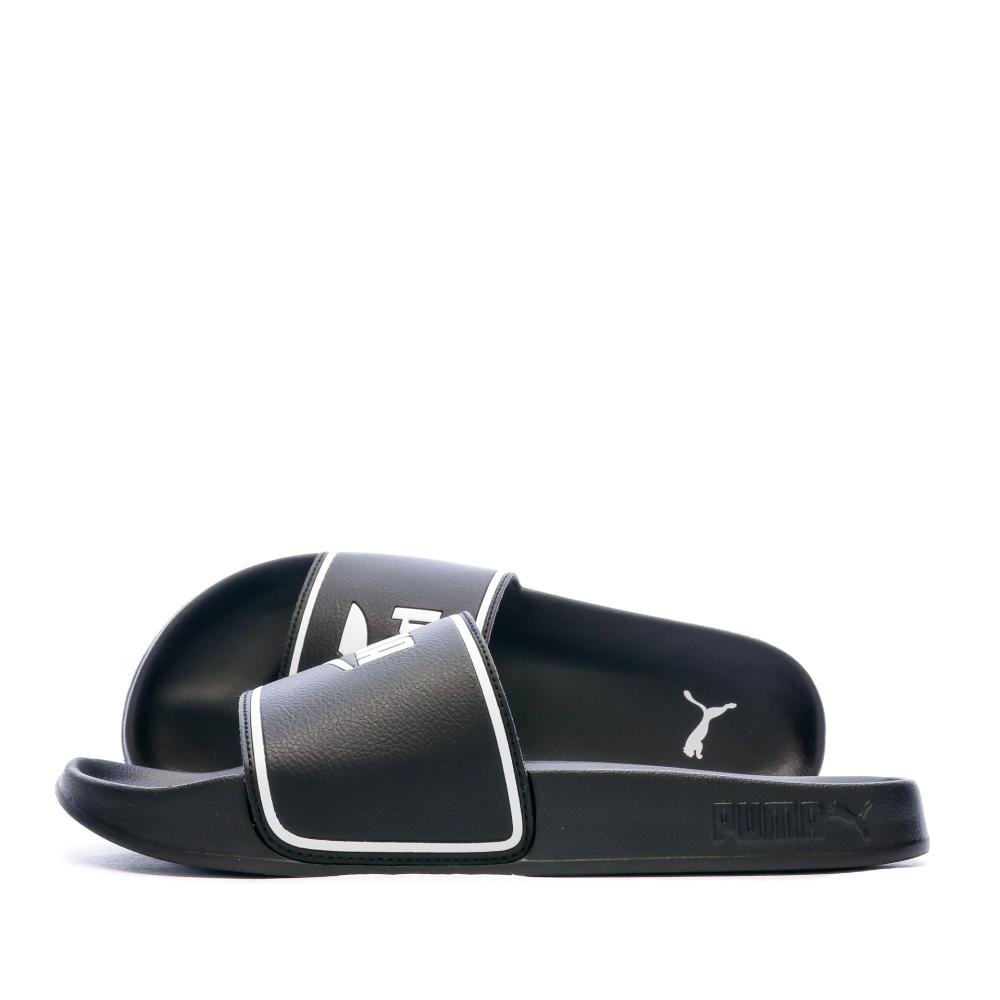 Claquettes Noir/Blanc Homme Puma Leadcat 2.0 Elevate pas cher