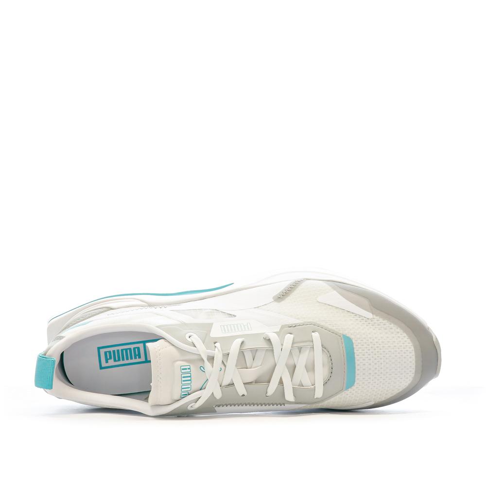 Baskets Blanches/Bleu Homme Puma Kosmo Rider vue 4
