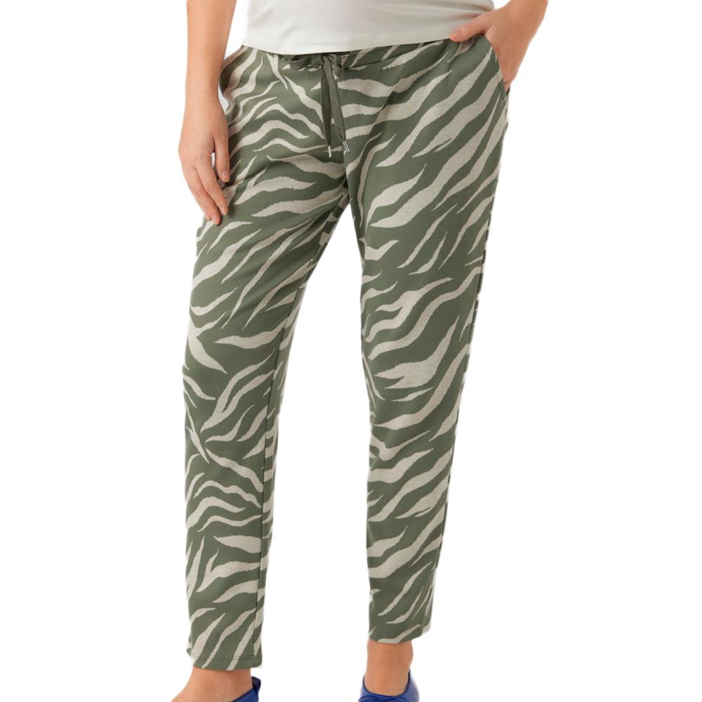 Pantalon Beige/Kaki Femme Mamalicious Lyates pas cher