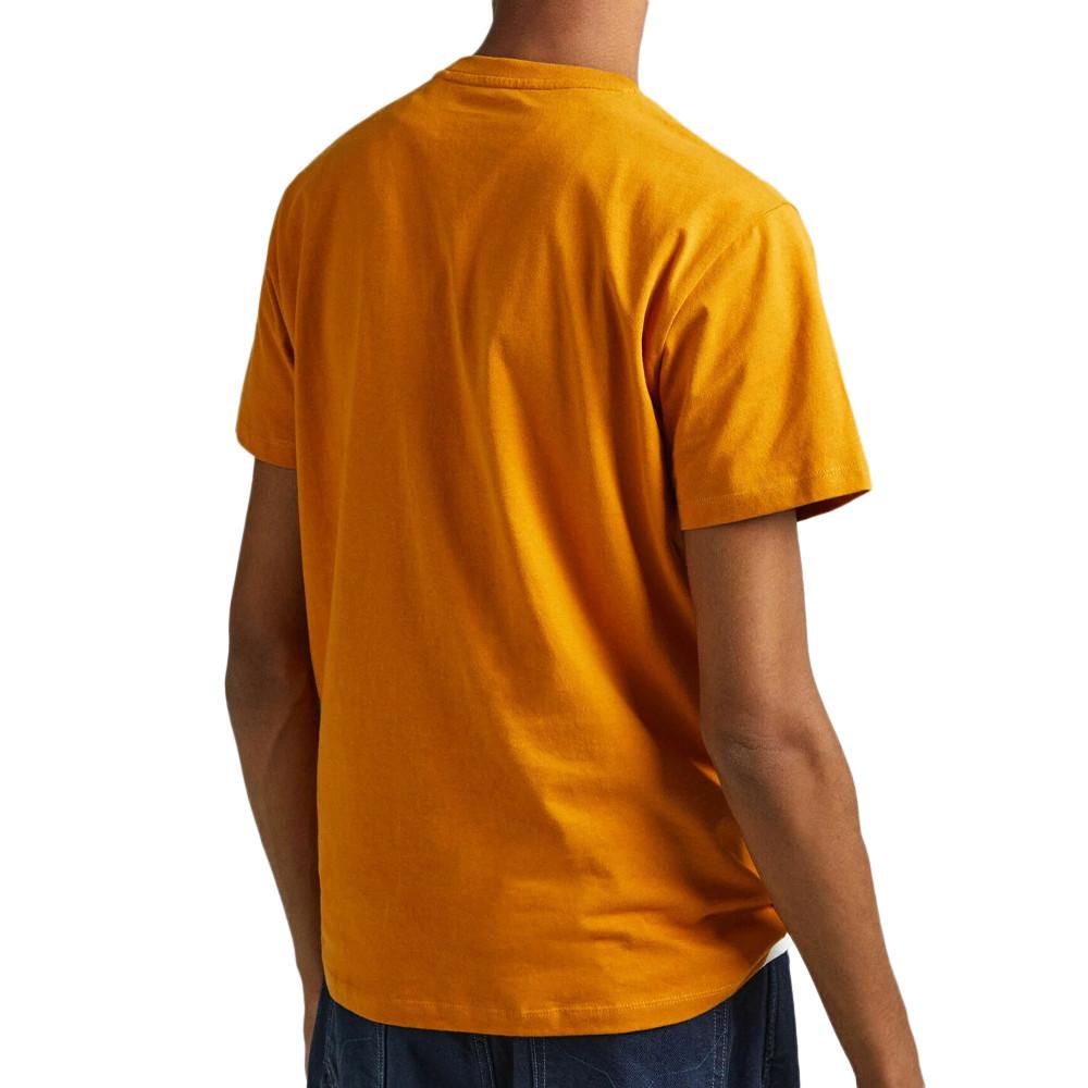 T-shirt Jaune Homme Pepe jeans Westend vue 2