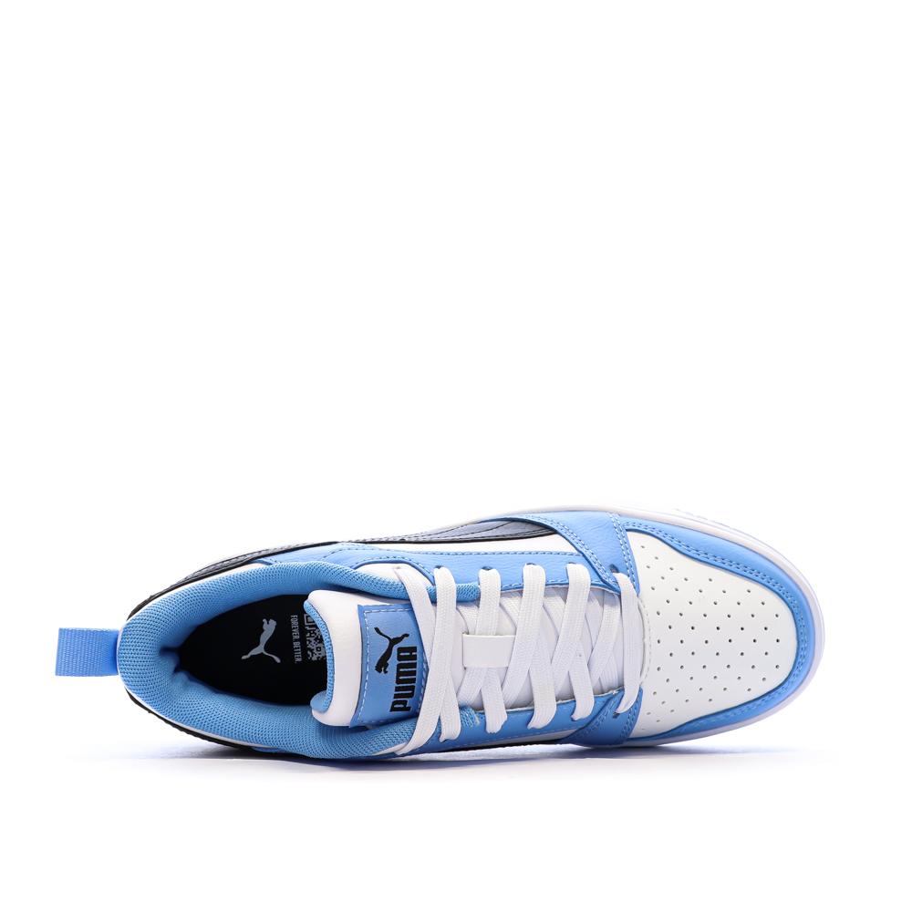 Baskets Turquoise/Blanc Garçon Rebound Low vue 4