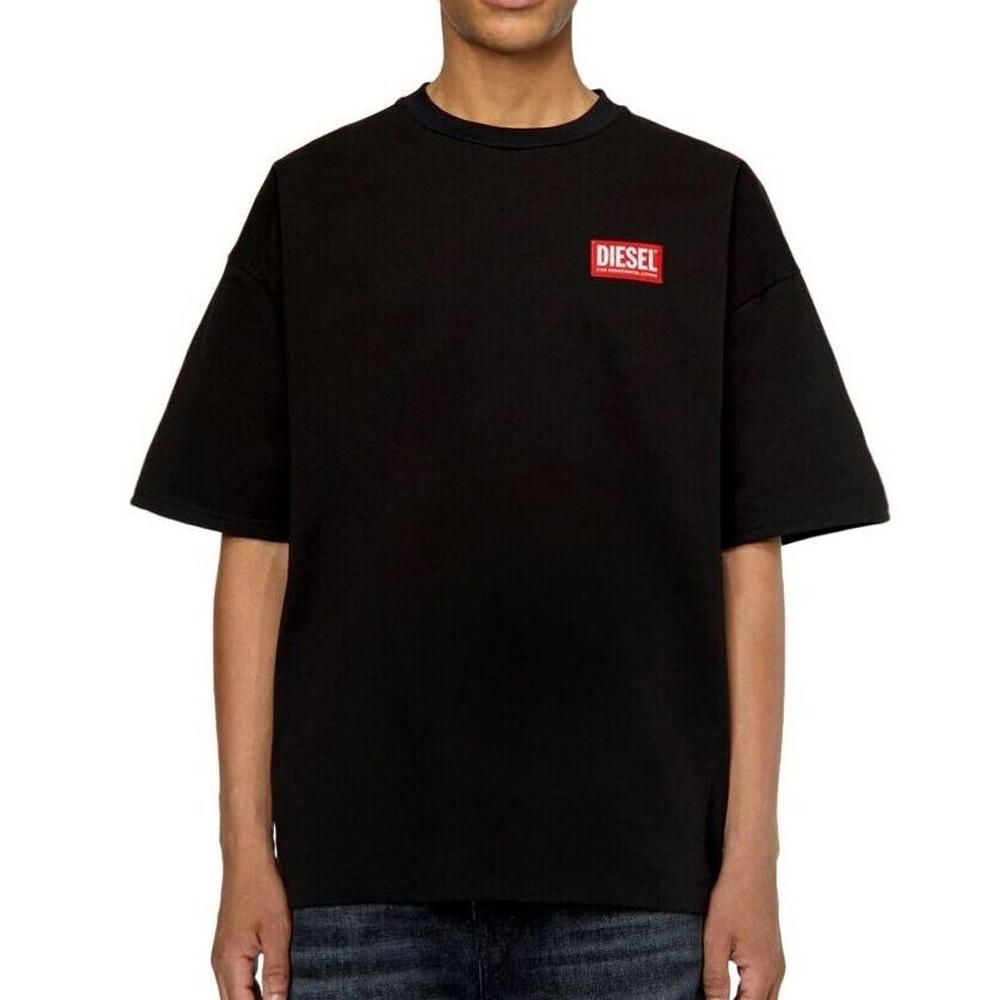 T-shirt Noir Homme Diesel Nlabel pas cher