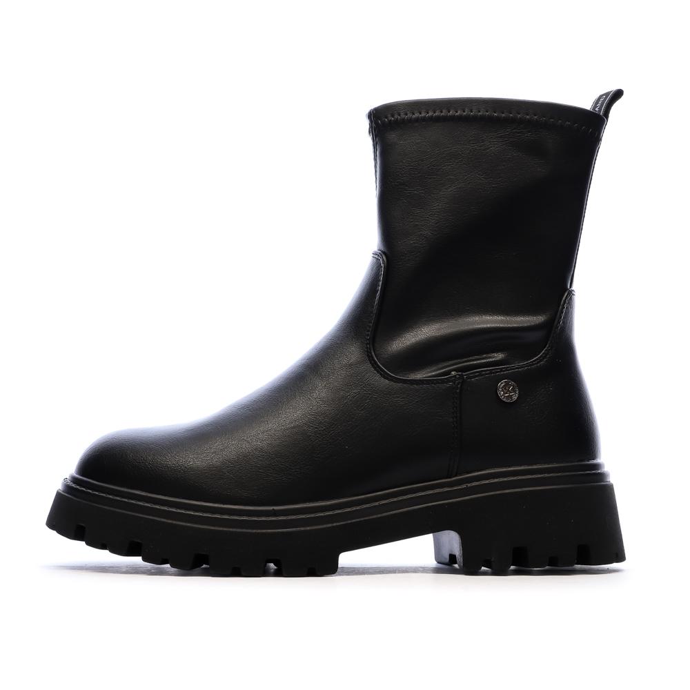 Bottines Noires Femme Xti 144657 pas cher