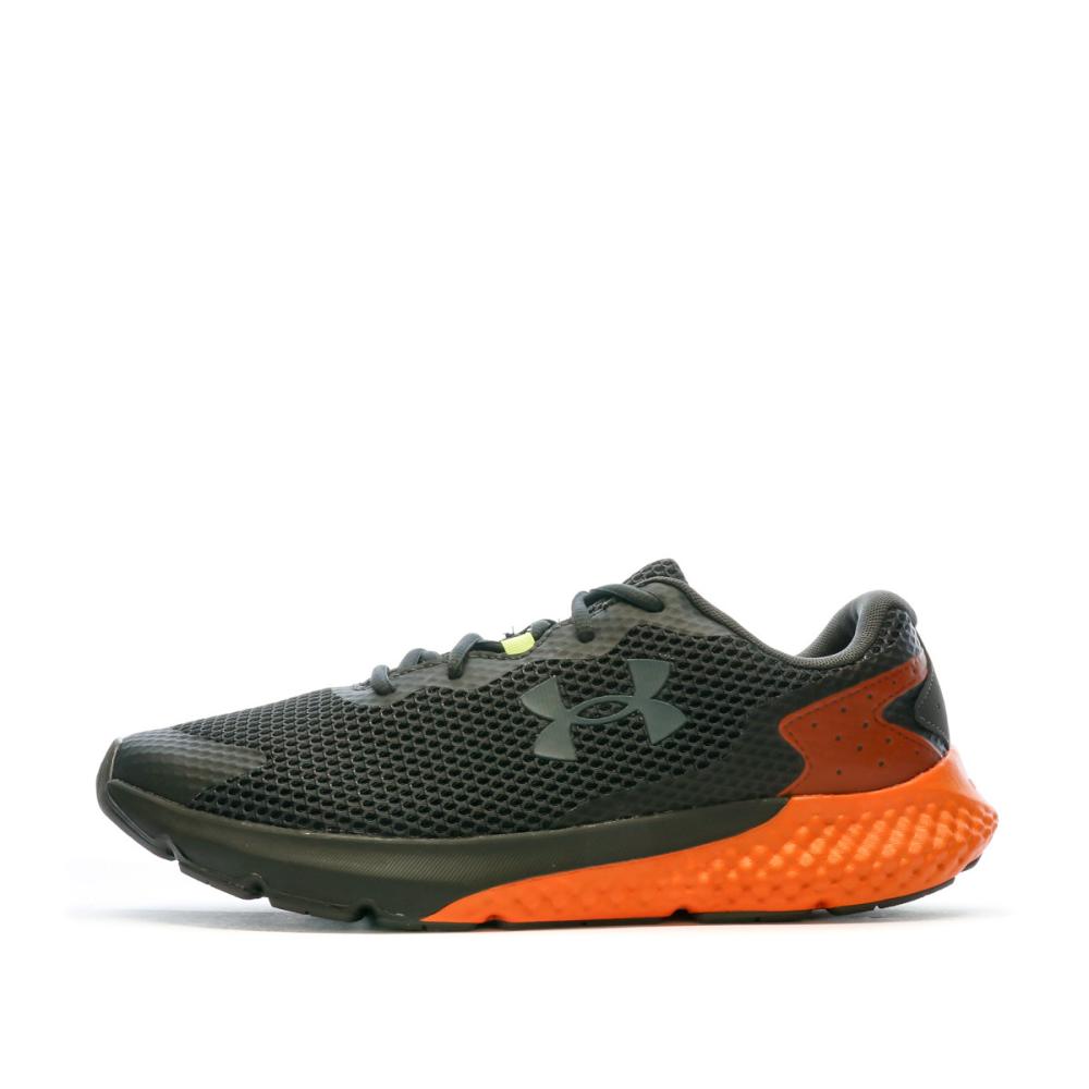 Chaussures de Running Noir/Orange Homme Under Armour Charged Rogue 3 pas cher