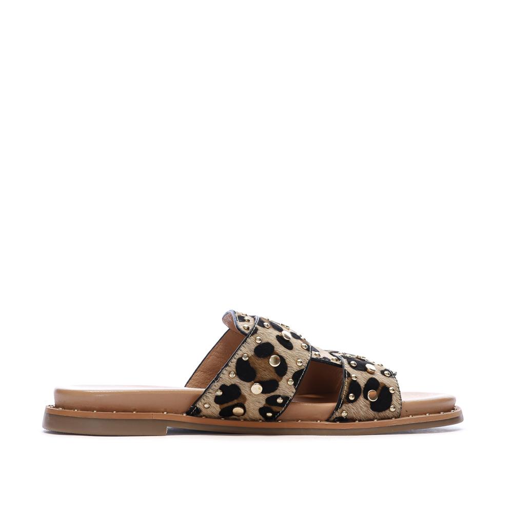 Sandales Noir/Marron Femme Carmela Brida vue 2