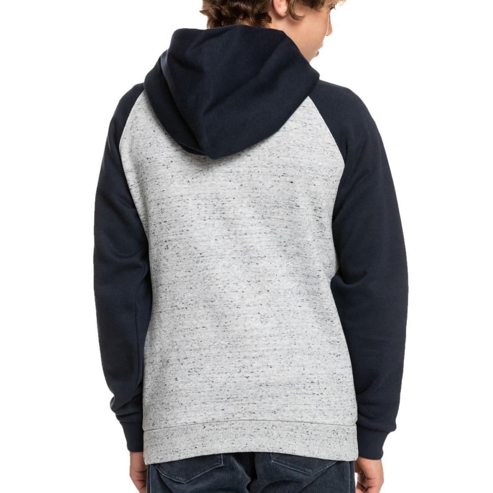 Sweat Zippé Gris/NoirGarçon Quiksilver Easy Day vue 2