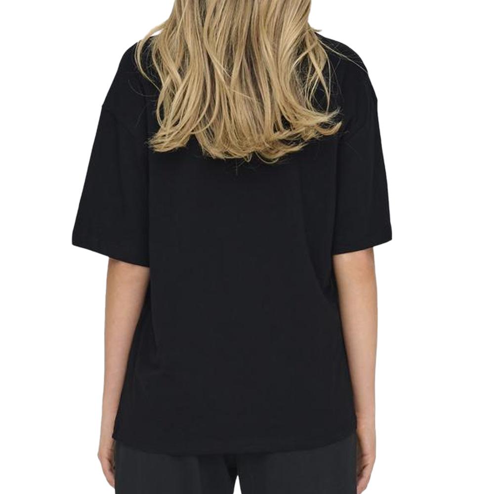 T-shirt Noir Femme Only Space Life vue 2