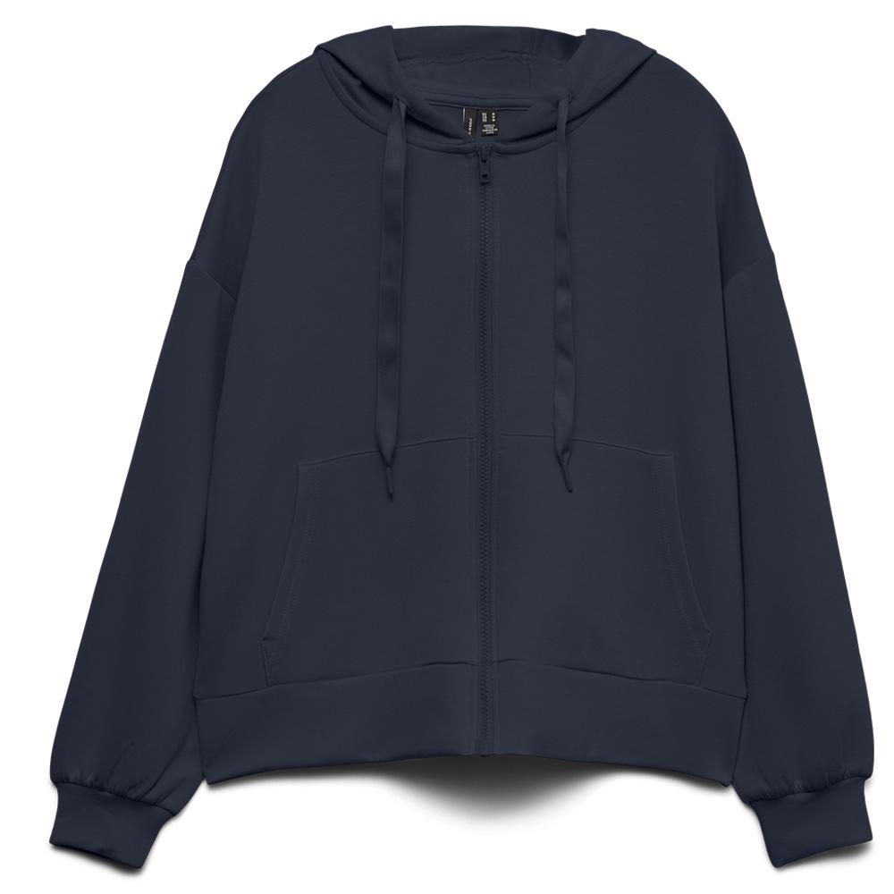 Sweat Zippé Marine Femme Vero Moda Hali pas cher