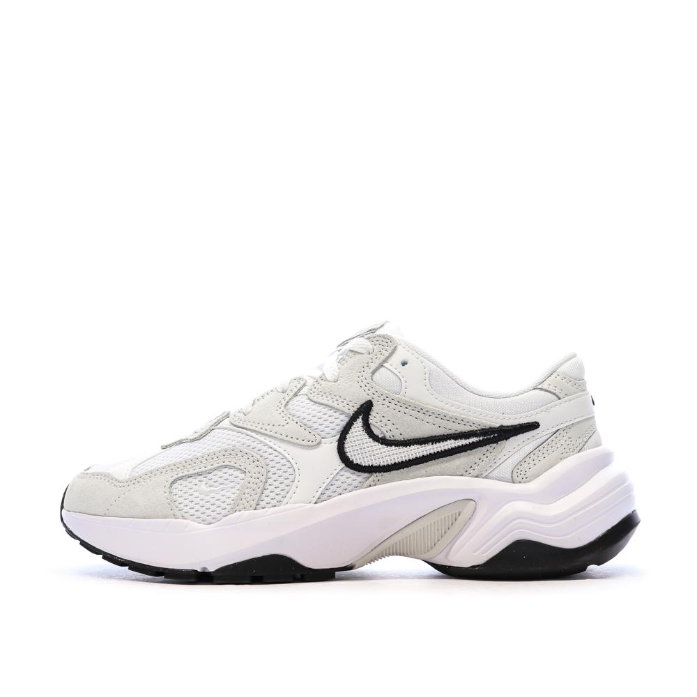 Baskets Blanc/Gris Femme Nike Al8 pas cher
