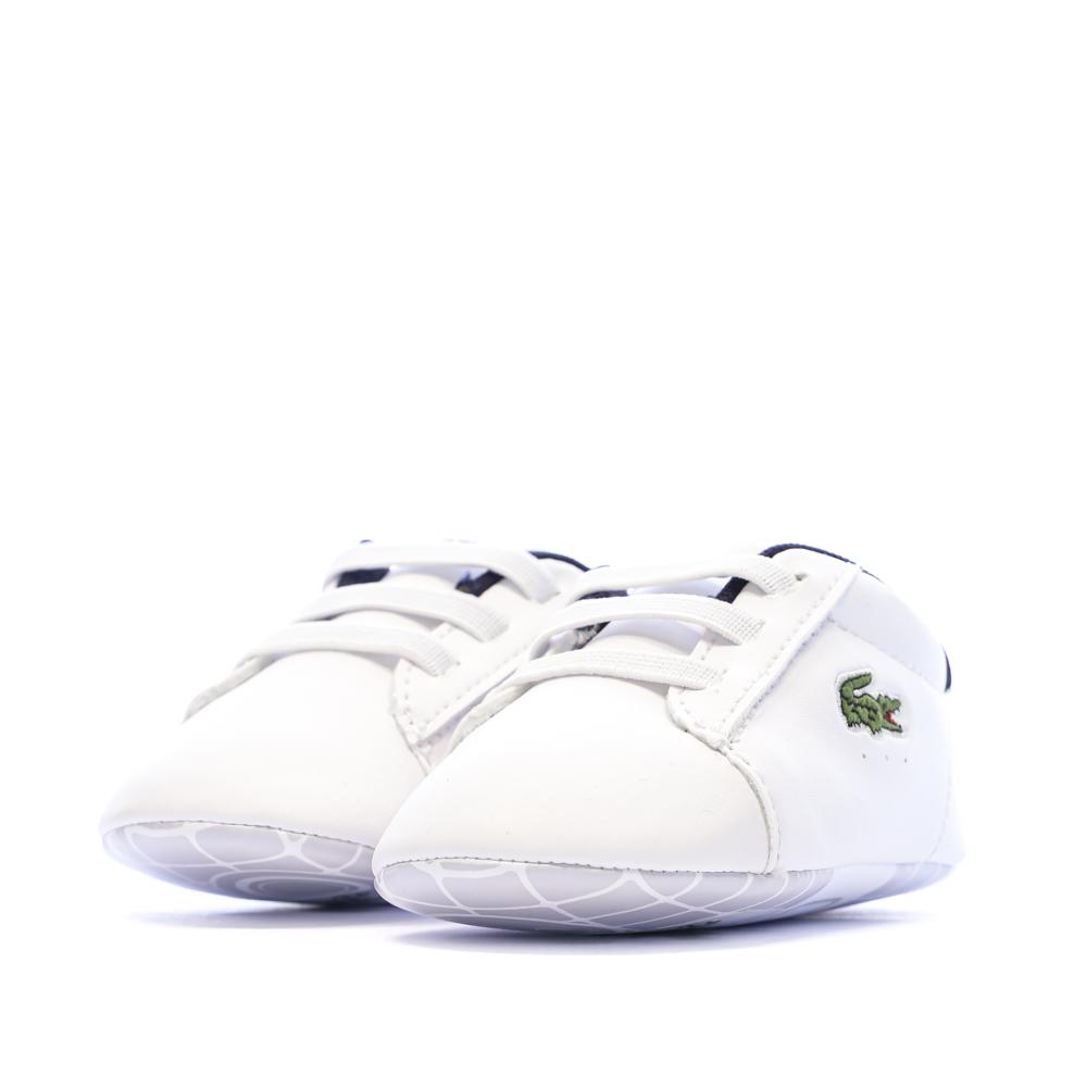 Baskets Blanches/Marine Bébé Lacoste Carnaby Set 225 vue 6