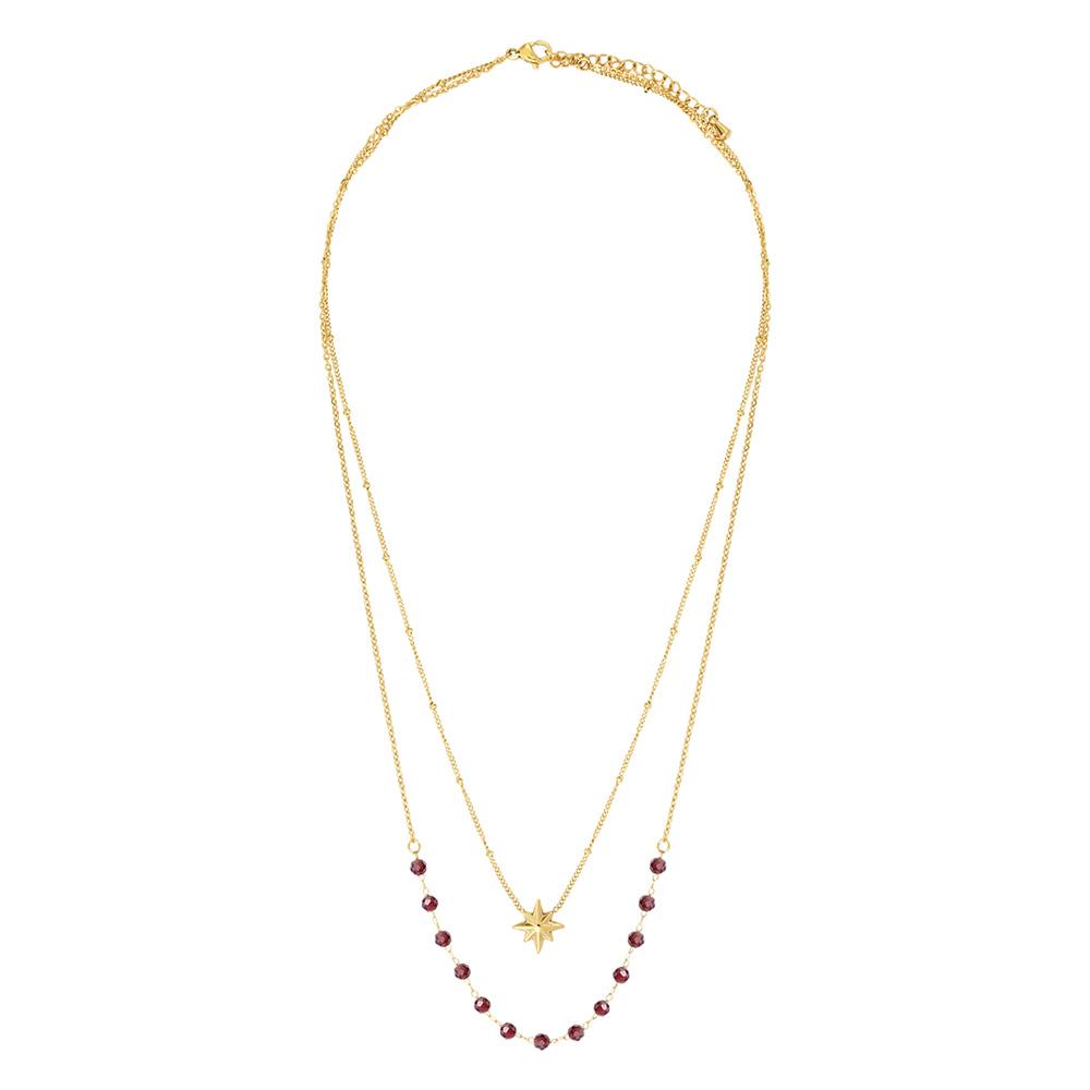 Collier Doré Femme Clio Blue CO4086S pas cher