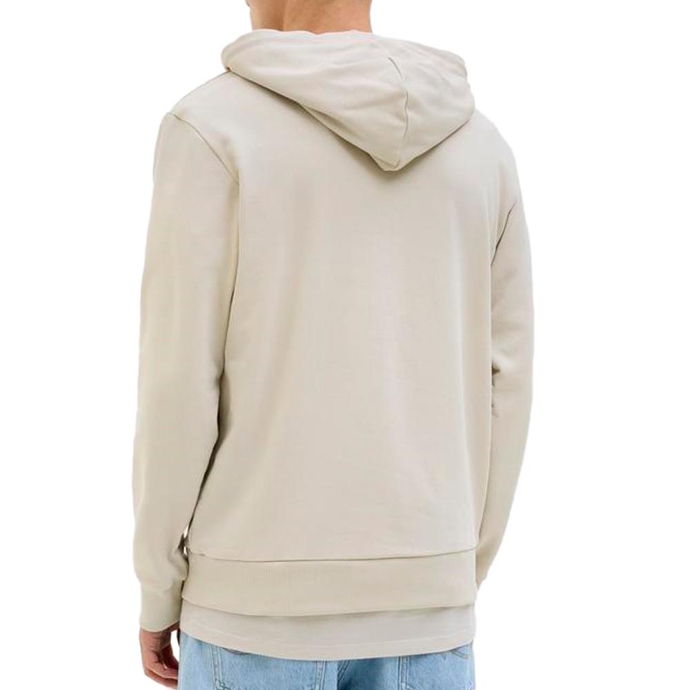Sweat à Capuche Beige Homme Jack & Jones Hawaii vue 2
