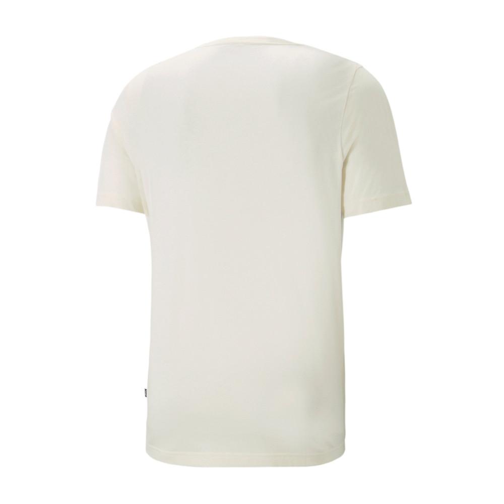 T-shirt Ecru Homme Puma Essential +2 vue 2