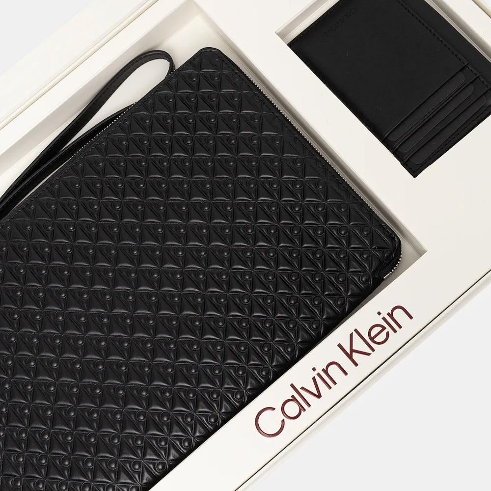 Coffret Sacoche + Étui Noir Homme Calvin Klein Jeans Cardcase vue 2
