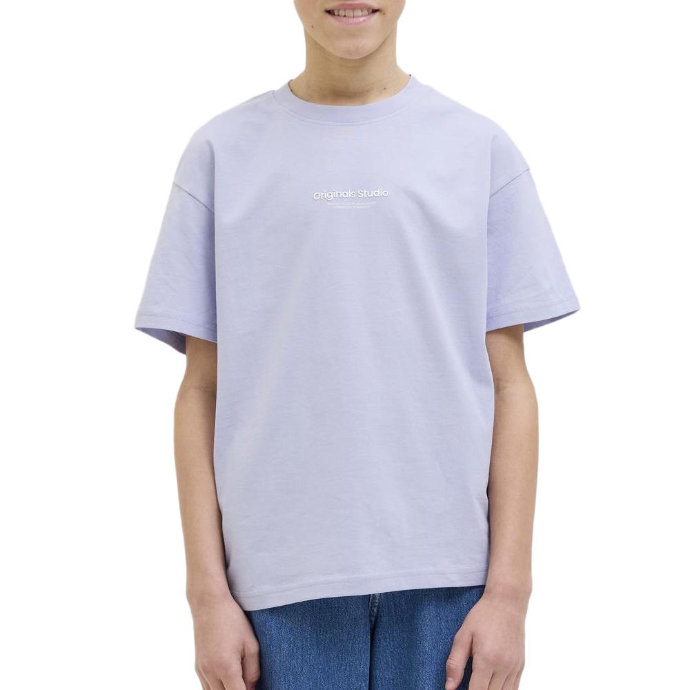 T-shirt Mauve Garçon Jack & Jones Jorvesterbro pas cher