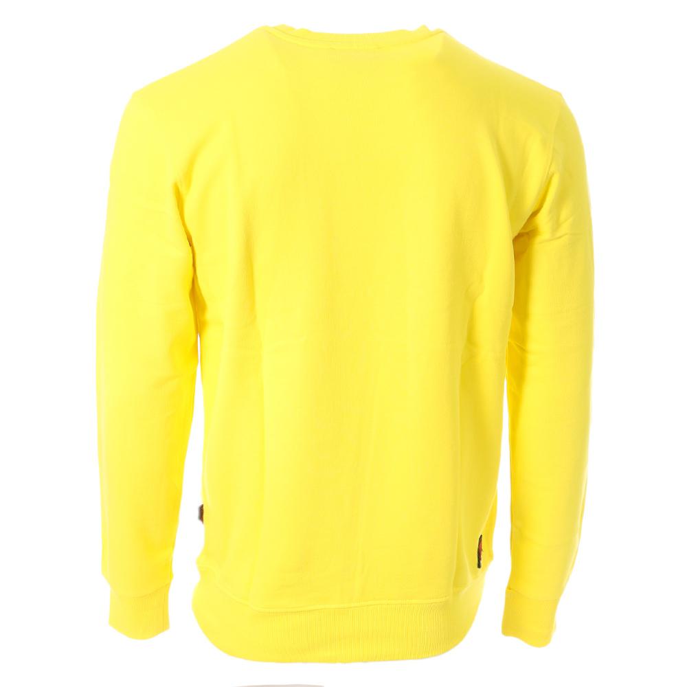 Sweat Jaune Homme Supreme Grip Mark vue 2