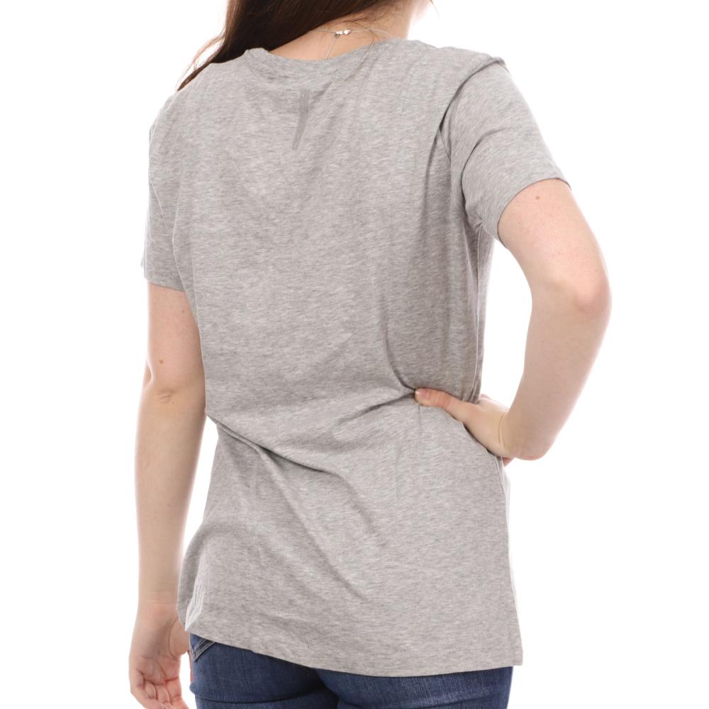 T-shirt Gris Femme Diesel Roc vue 2