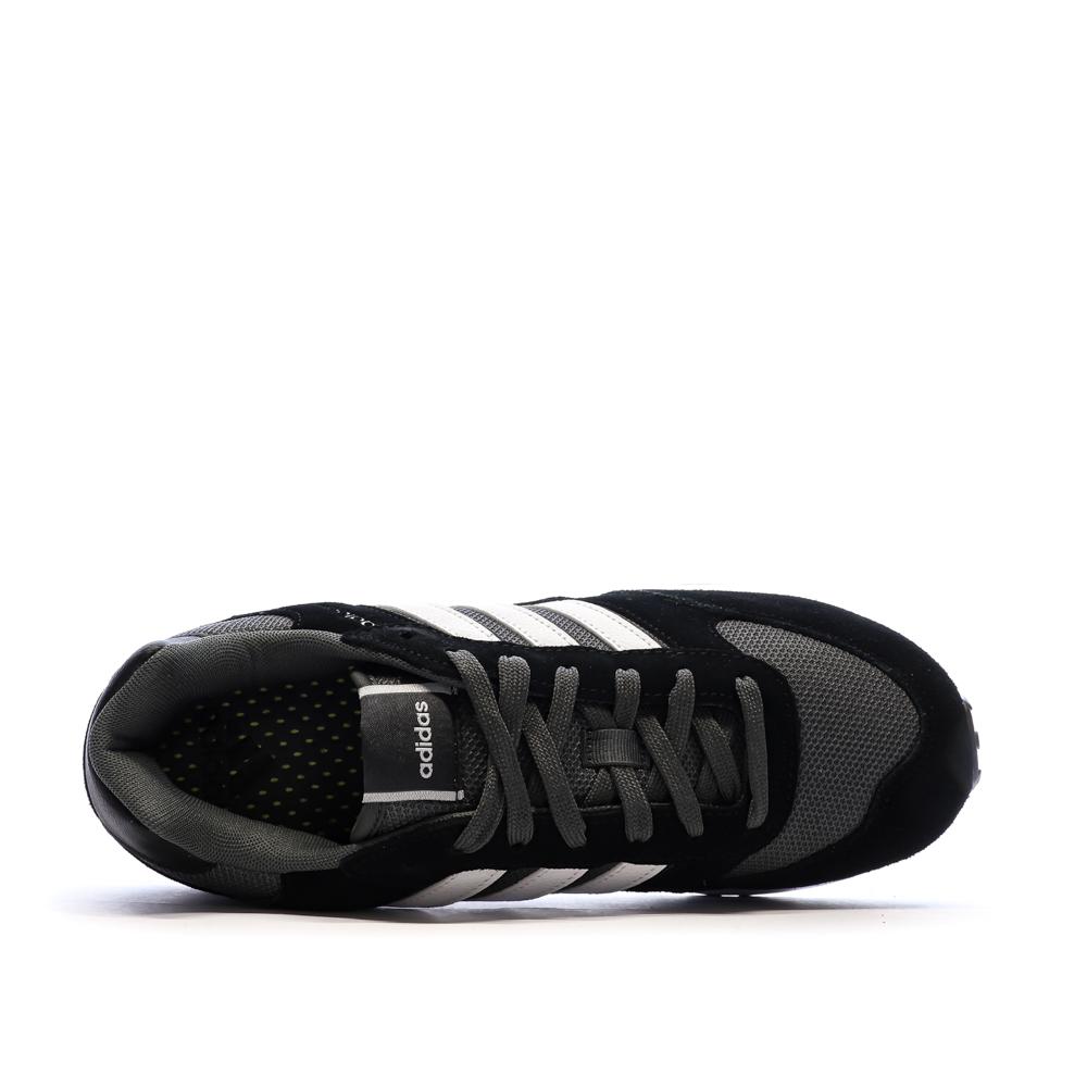 Baskets Noires Homme Adidas Run 80s vue 4
