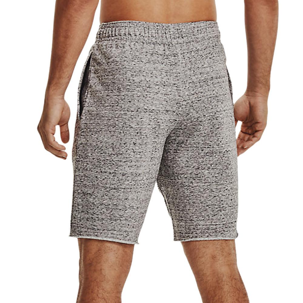Short Gris chiné Homme Under Armour Rival Terry vue 2