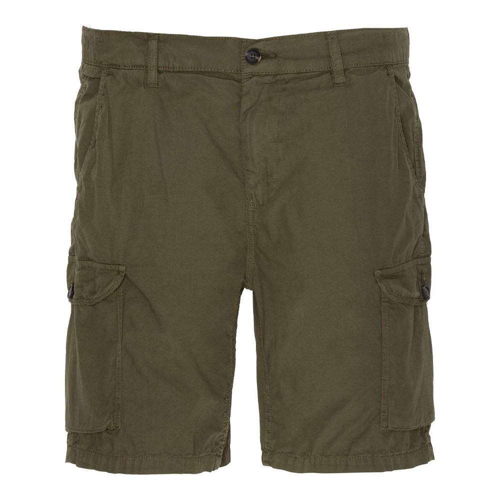 Short Kaki Homme Schott Combat Canvas pas cher