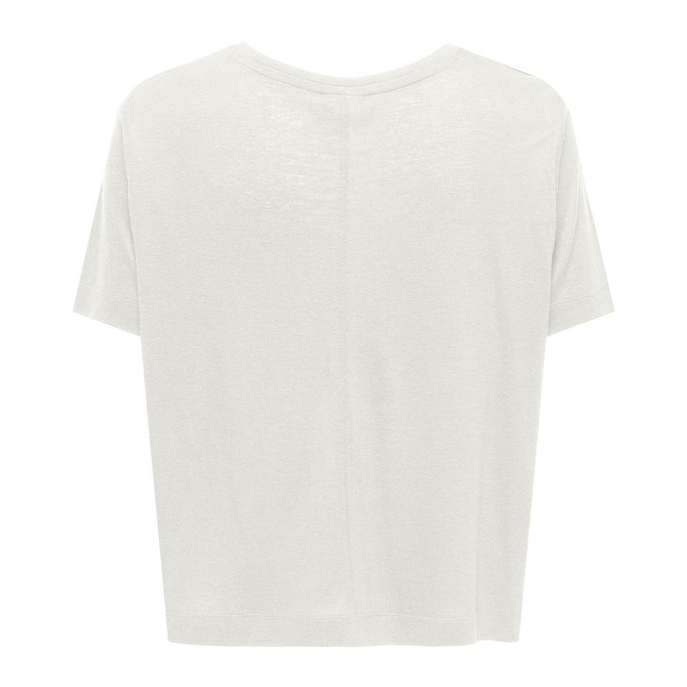 T-Shirt Beige Femme JDY Gwen vue 2