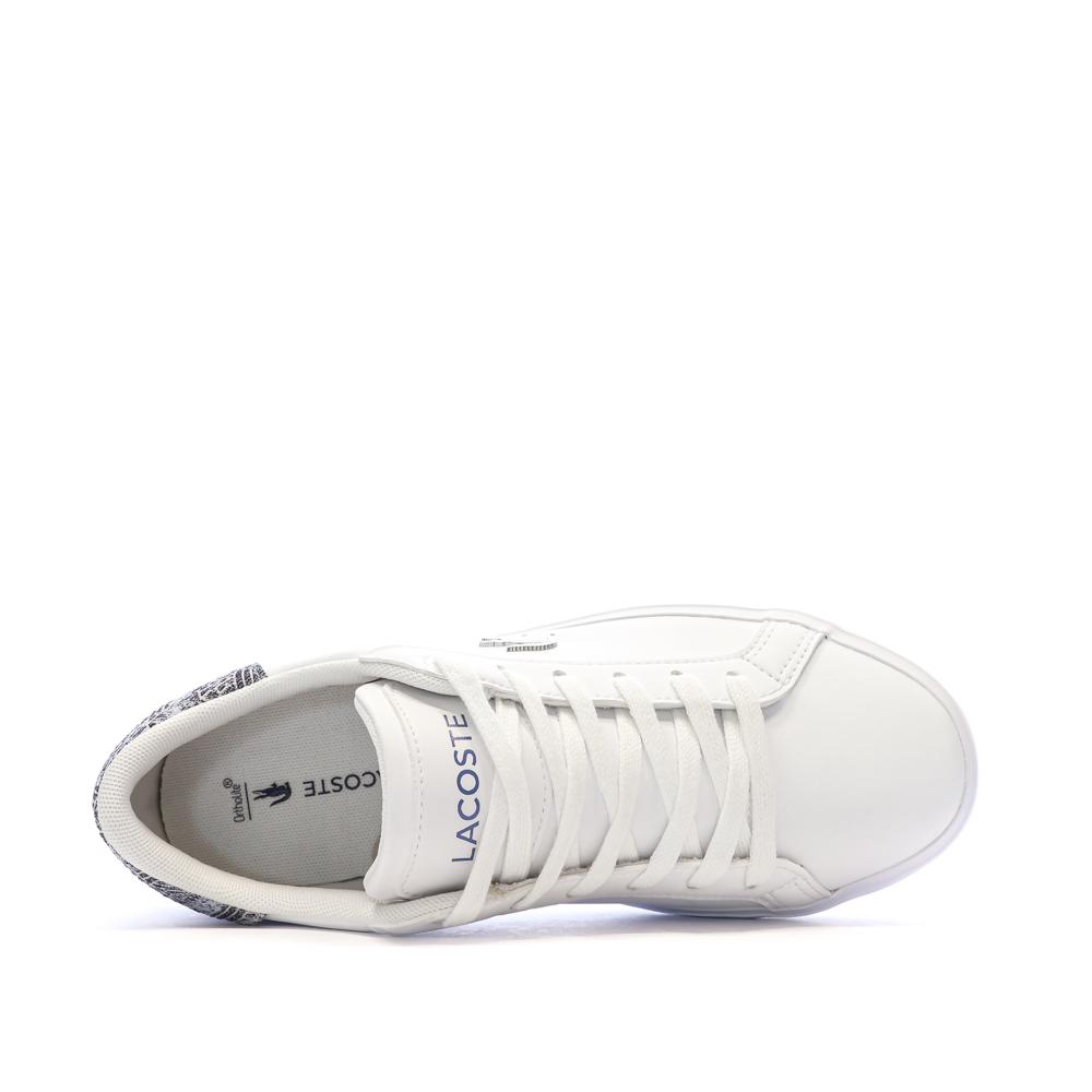 Baskets Blanches/Grises Ado Lacoste T-clip vue 4
