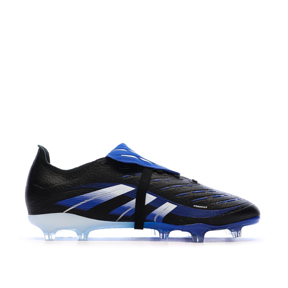 Chaussures de Foot Noir/Bleu Homme Adidas Predator League FT FG/MG JB vue 2