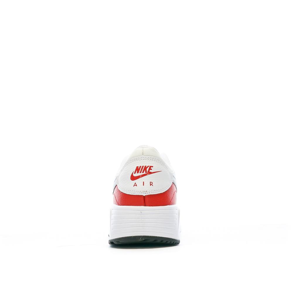 Baskets Blanches/Rouge Homme Nike Air Max vue 3
