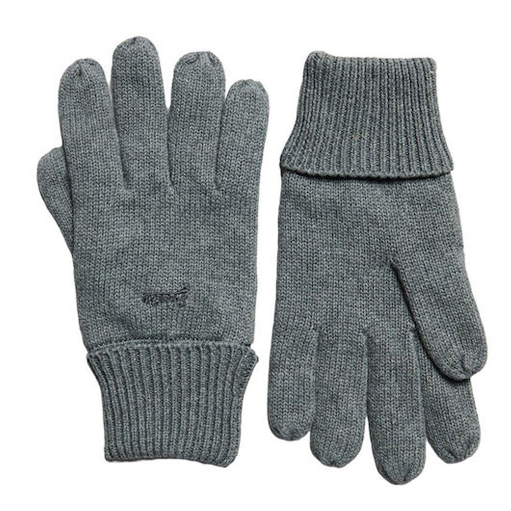 Gants Gris Homme Superdry Knitted pas cher