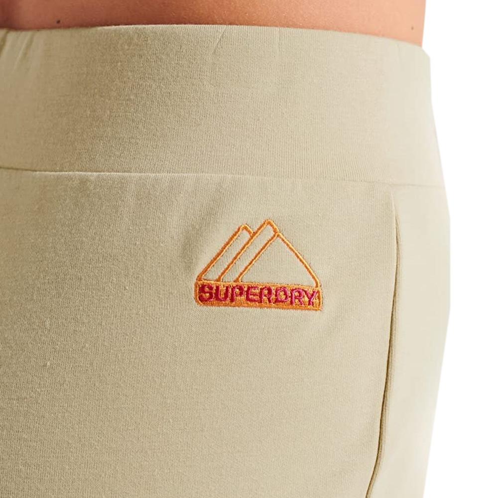 Pantalon Beige Femme Superdry Mountain Sport Flare vue 3