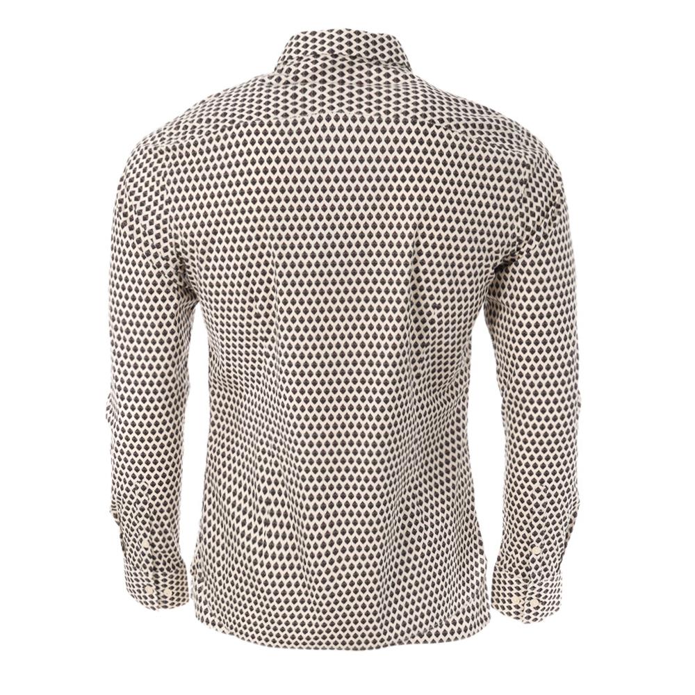 Chemise Écru Imprimé Homme Teddy Smith Carton Strectch vue 2