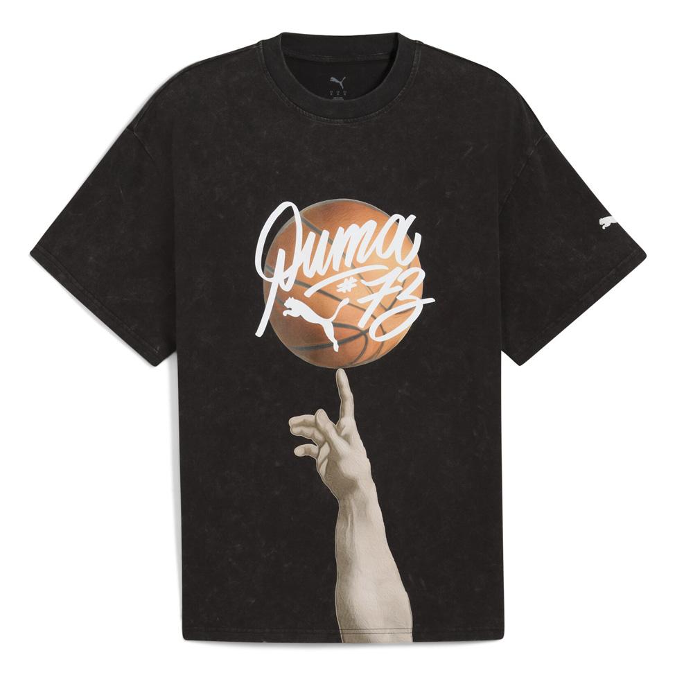 T-Shirt Noir Homme Puma Dylan Exhibit pas cher