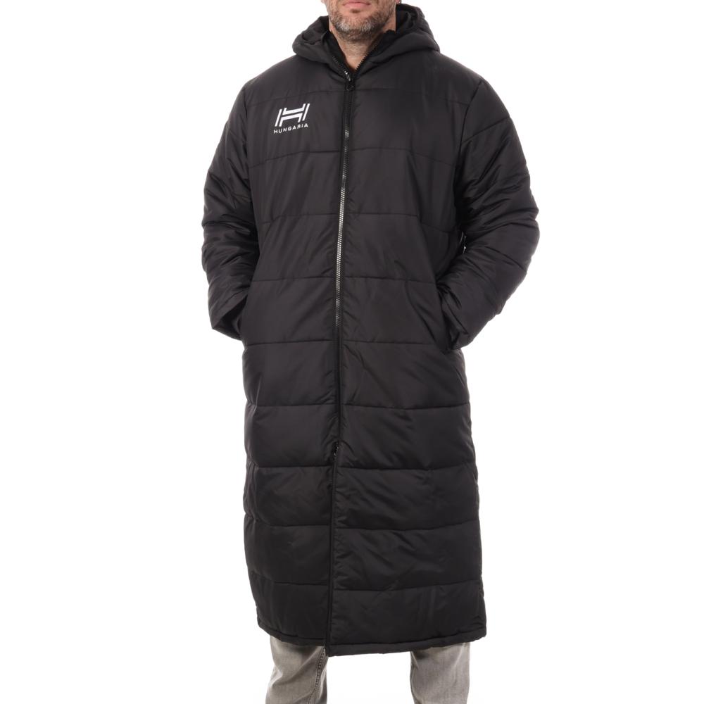 Doudoune Longue Noire Homme Hungaria Ovalie pas cher