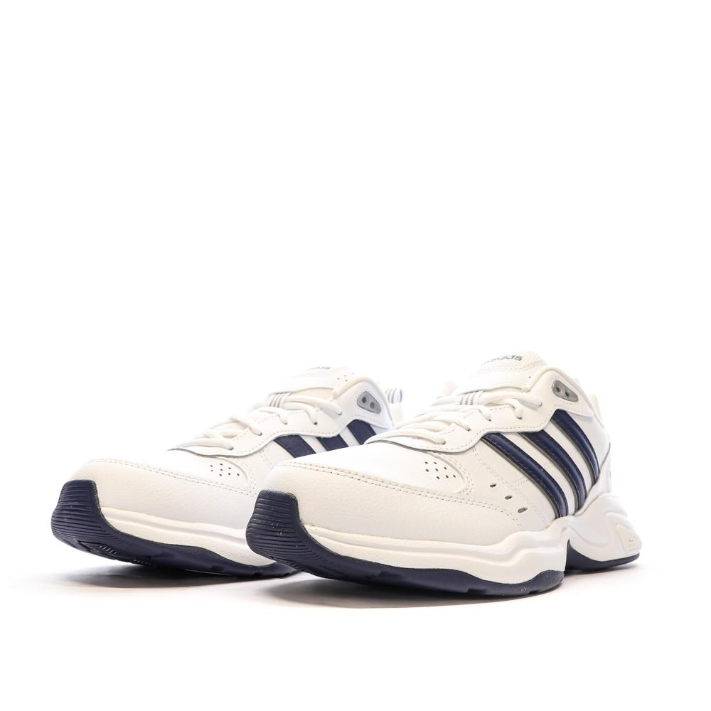 Baskets Blanches/Noires Homme Adidas Strutter vue 6
