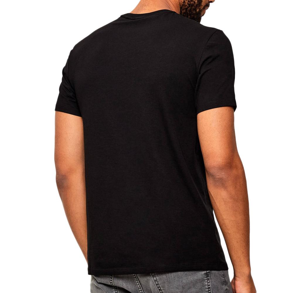 T-Shirt Noir Homme Calvin Klein Jeans LV04LC240G vue 2