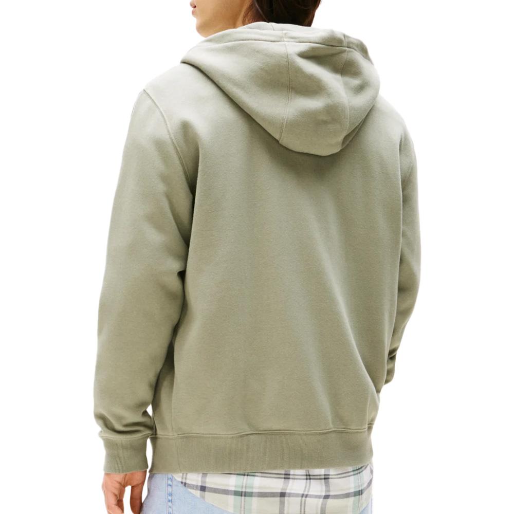 Sweat Zippé Vert Homme Tommy Hilfiger DM0DM2 vue 2