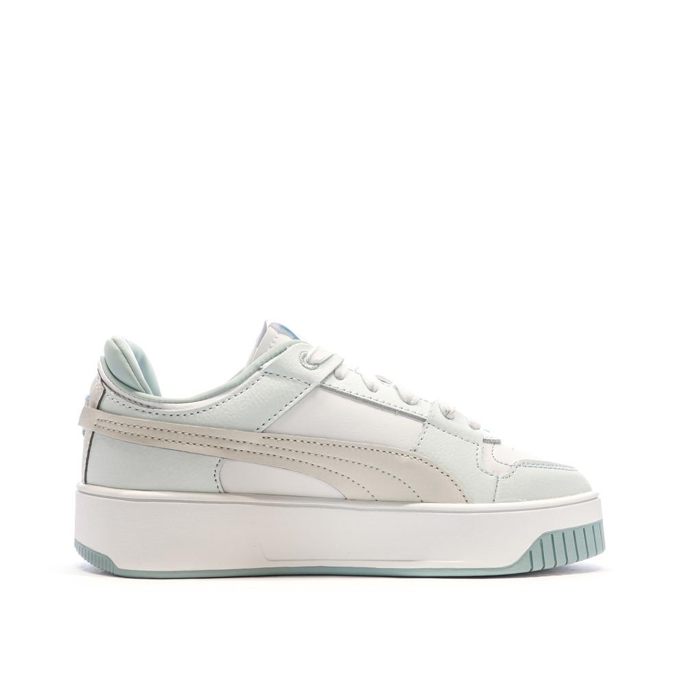 Chaussures Blanc/Bleu Femme Puma Carina Street VTG vue 2