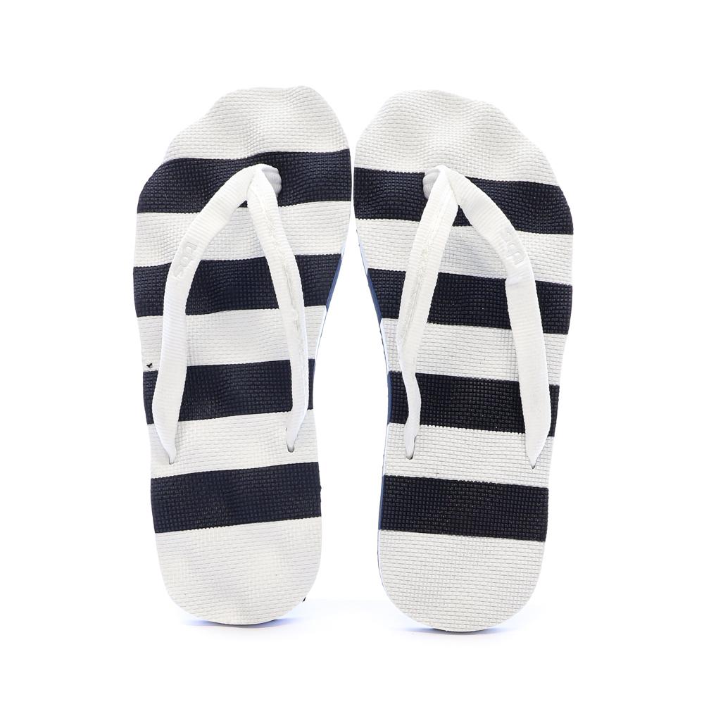 Tongs Blanches/Marines Femme TBS KIPPER vue 3