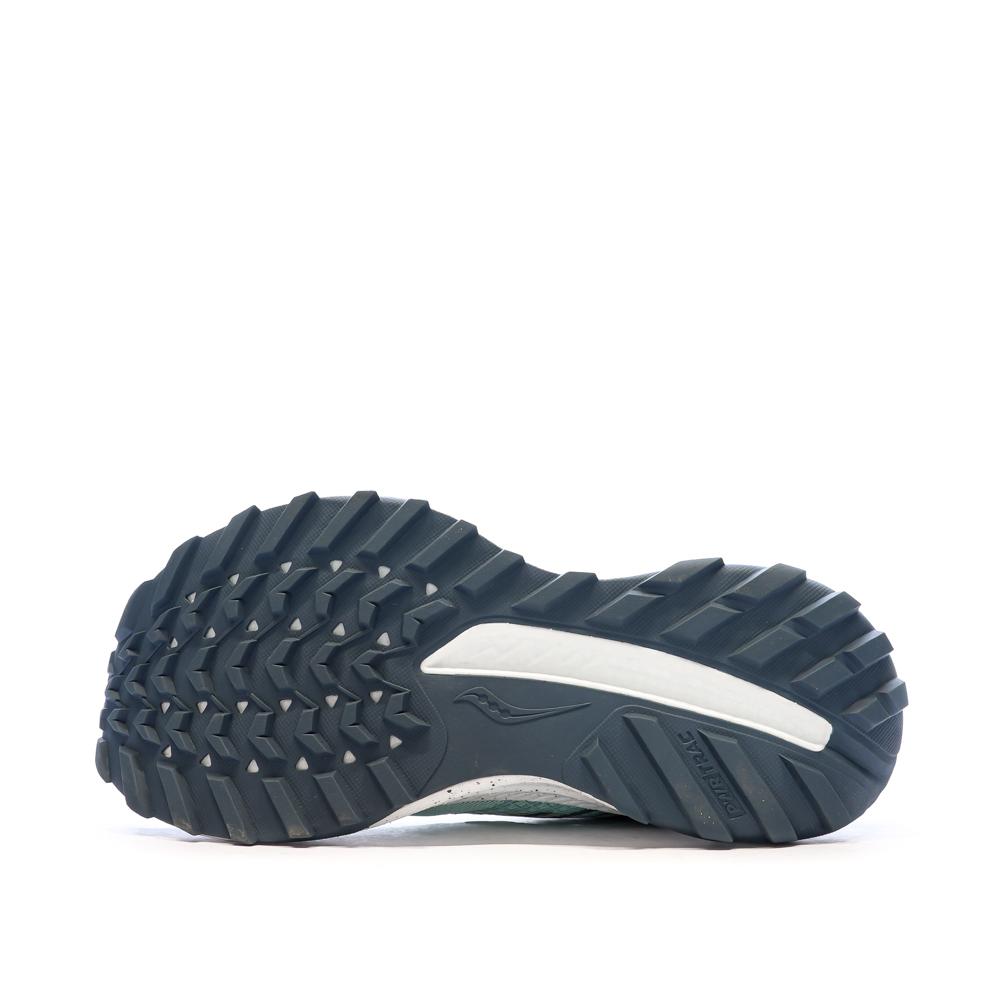 Chaussures de trail Bleu Femme Saucony Ride vue 5