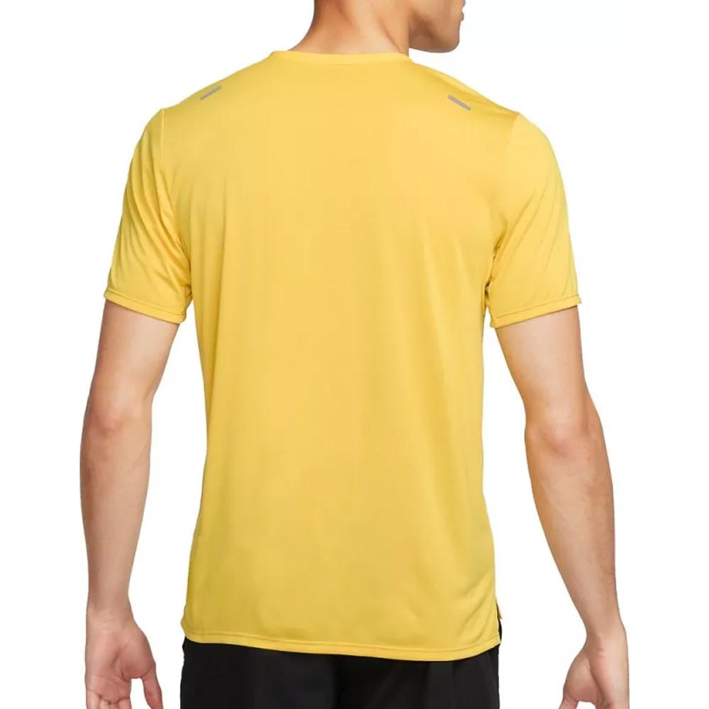 T-shirt Jaune Homme Nike Rise vue 2