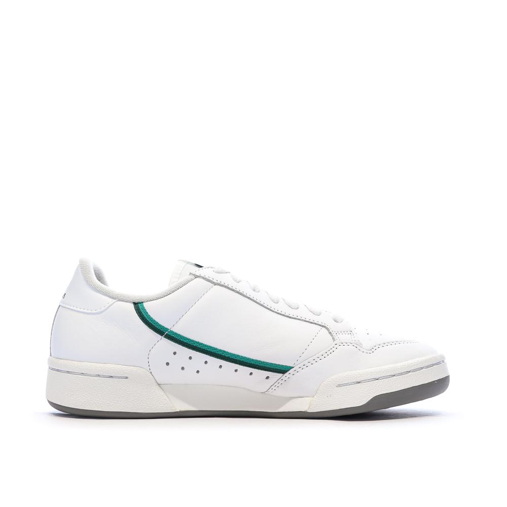Baskets Blanches Mixte Conti Adidas Continental 80 vue 2