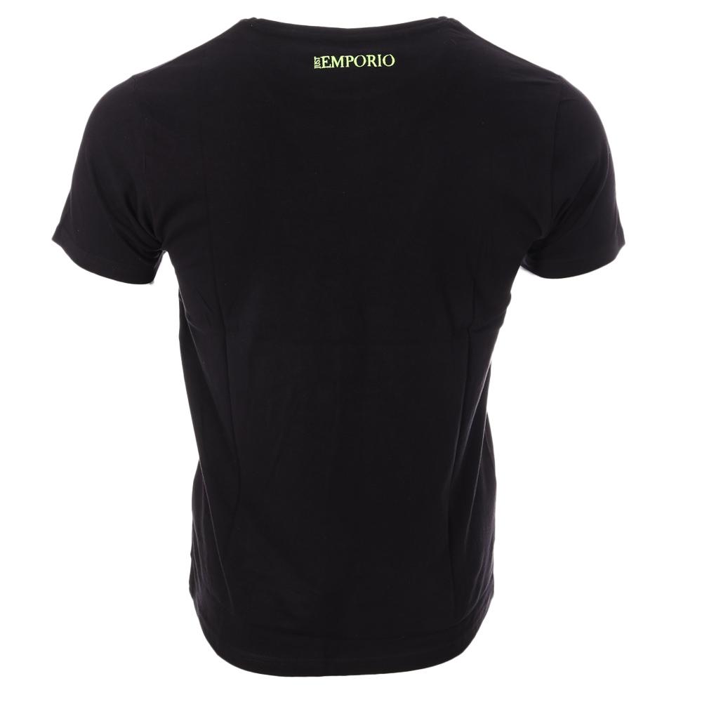 T-shirt Noir Homme Just Emporio MAIKI vue 2