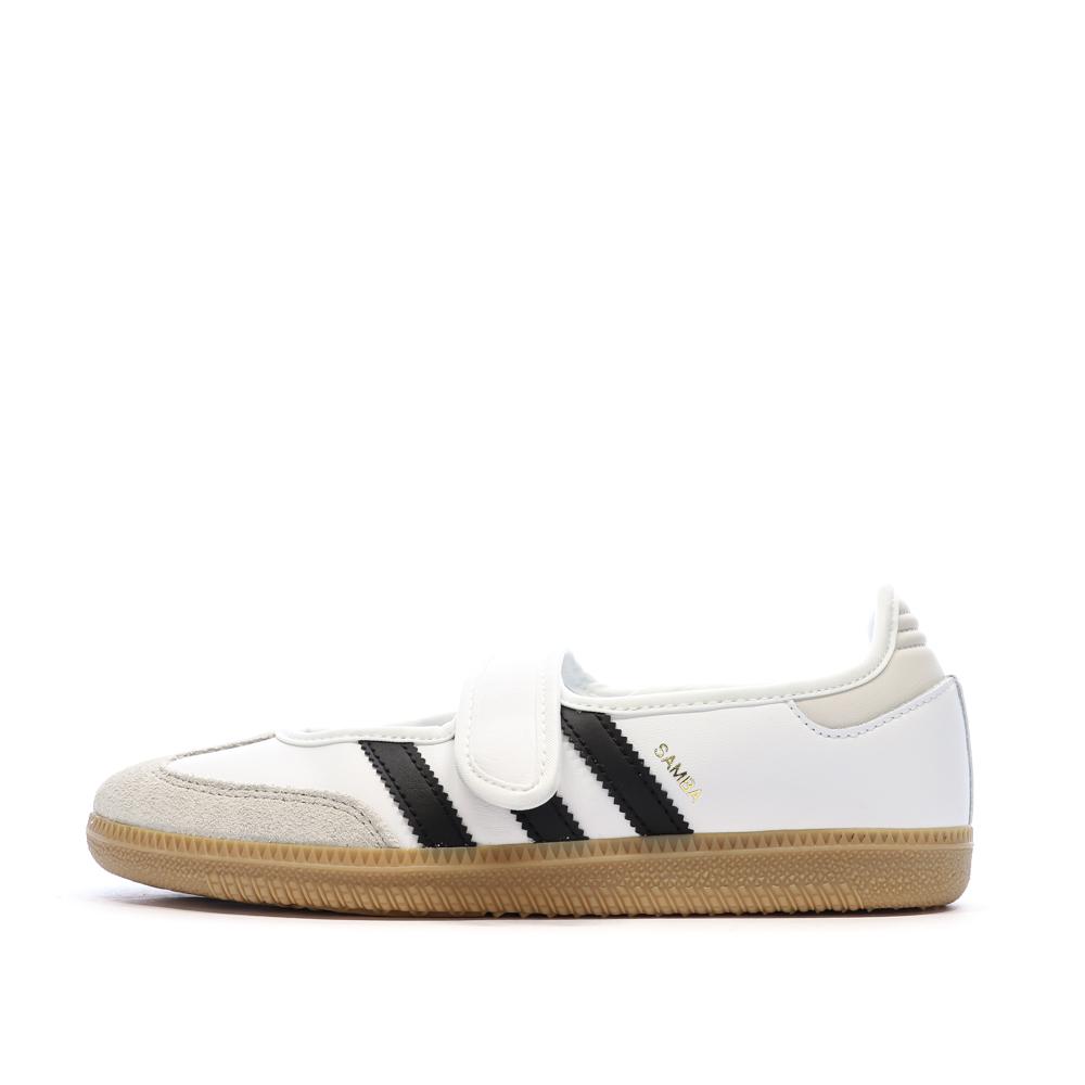 SAMBA JANE Weiße/Schwarze Damen-Sneaker von Adidas günstig