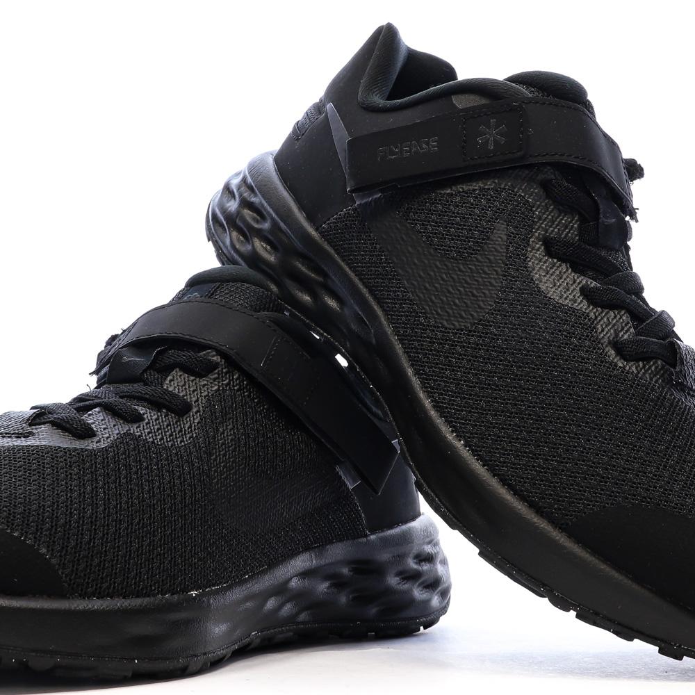 Baskets Noires Garçon Nike Revolution 6 vue 7