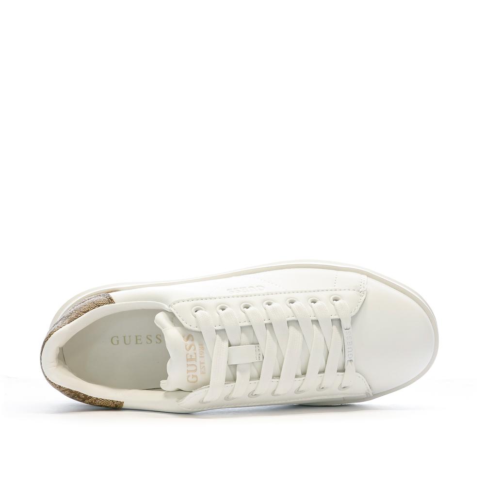 Baskets Blanches Femme Guess Elbina vue 4