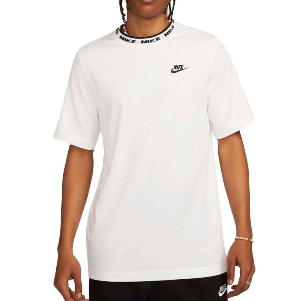 T-shirt Blanc Homme Nike Club pas cher